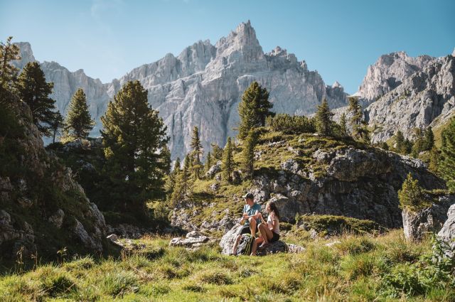 Il nostro agriturismo si trova a Longiarù, Alto Adige Immagine: La posizione del nostro maso in Val Badia