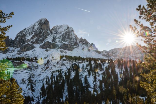Il nostro agriturismo si trova a Longiarù, Alto Adige Immagine: La posizione del nostro maso in Val Badia
